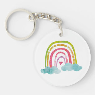 Porte-clefs Arc-en-ciel magique