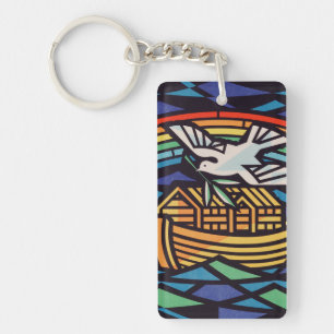 Porte-clefs Arche de Noé avec Saint-Esprit