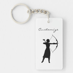 Porte-clefs Archer Femme Silhouette Thunder_Cove