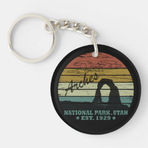 Porte-clefs Arches Parc National Utah Delicate Arch vintage