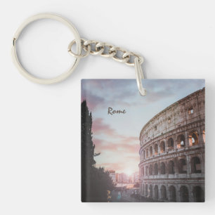 Porte-clefs Architecture antique Rome coucher de soleil ville