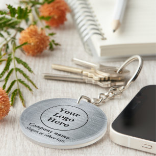 Porte-clefs Argent métallisé élégant