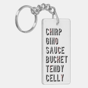 Porte-clefs Argot de hockey - Chirp Gino Sauce Bucket Tendy Ce