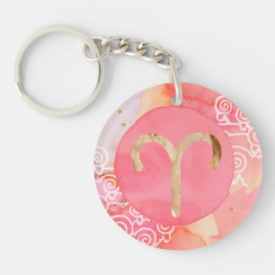 Porte-clefs Aries Astrology Zodiac Porte - clé - Bold & Bright