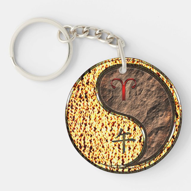 Porte-clefs Aries & Earth Horse (Devant)