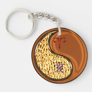 Porte-clefs Aries et Bois