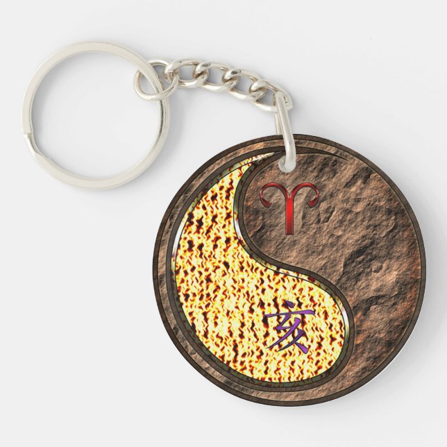 Porte-clefs Aries et Earth Boar (Devant)