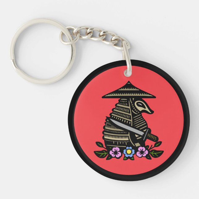 Porte-clefs Armadillo Samurai (Devant)