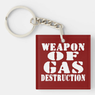 Porte-clefs Arme De Destruction Du Gaz