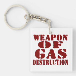 Porte-clefs Arme De Destruction Du Gaz