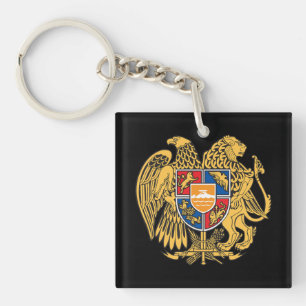 Porte-clefs arménie pays blason armoiries symbole emblème étoi