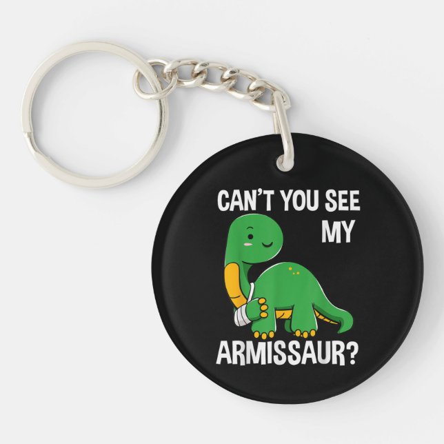 Porte-clefs Armissaur os brisés Blessure au bras Dinosaure Réc (Devant)