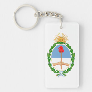 Porte-clefs Armoiries de l'Argentine pays symbole emblème drap