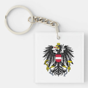 Porte-clefs Armoiries de l'Autriche symbole emblème drapeau