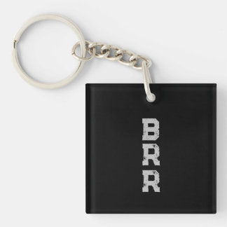 Porte-clefs ARRIÈRE - PLAN noir du logo GRR