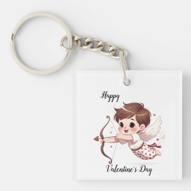 Porte-clefs Arrow de Cupidon Saint-Valentin (Devant)