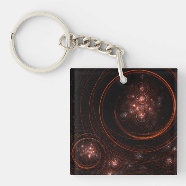 Porte-clefs Art Abstrait Starlight (Devant)