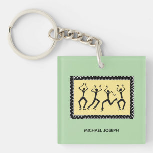 Porte-clefs Art africain, Faisons la fête