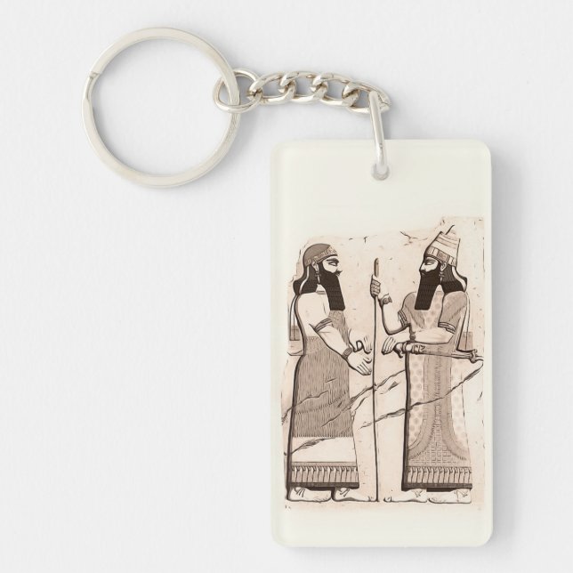 Porte-clefs Art Assyrien antique (Devant)