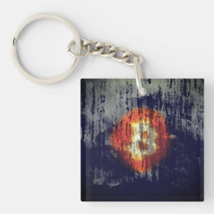 Porte-clefs Art Bitcoin résilient