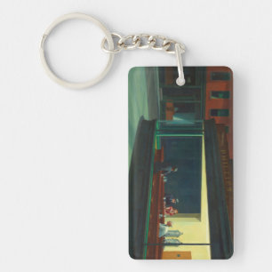 Porte-clefs Art célèbre   Nighthawks   Edward Hopper Porte - c