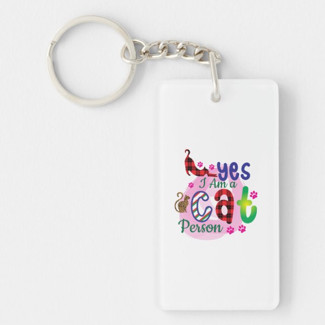 Porte-clefs Art Chat Je Suis Un Chat (Devant)