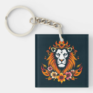 Porte-clefs Art de lion moderne