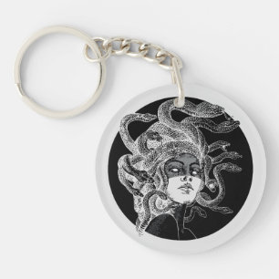 Porte-clefs Art de Méduse Hypnotisant