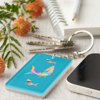 Porte-clefs Art de requin océanique
