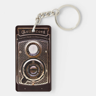 Porte-clefs Art déco antique de rolleicord d'appareil-photo