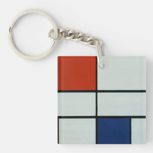 Porte-clefs Art moderne de Piet Mondrian
