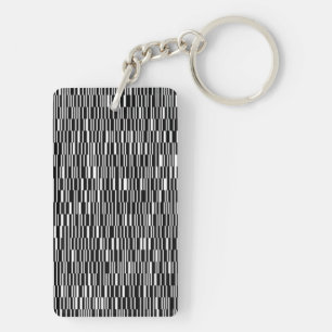 Porte-clefs Art motif géométrique moderne, urbain, contemporai