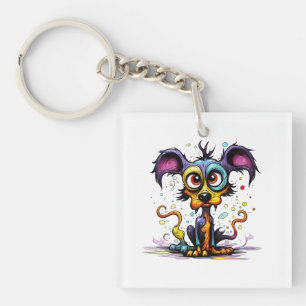 Porte-clefs Art numérique de la marionnette #4 d'Halloween