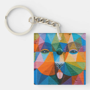 Porte-clefs Art urbain Ours Art urbain Ours murmurale