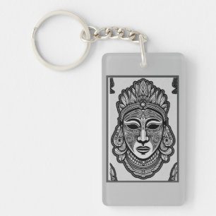 Porte-clefs "Artiste de masques du patrimoine"