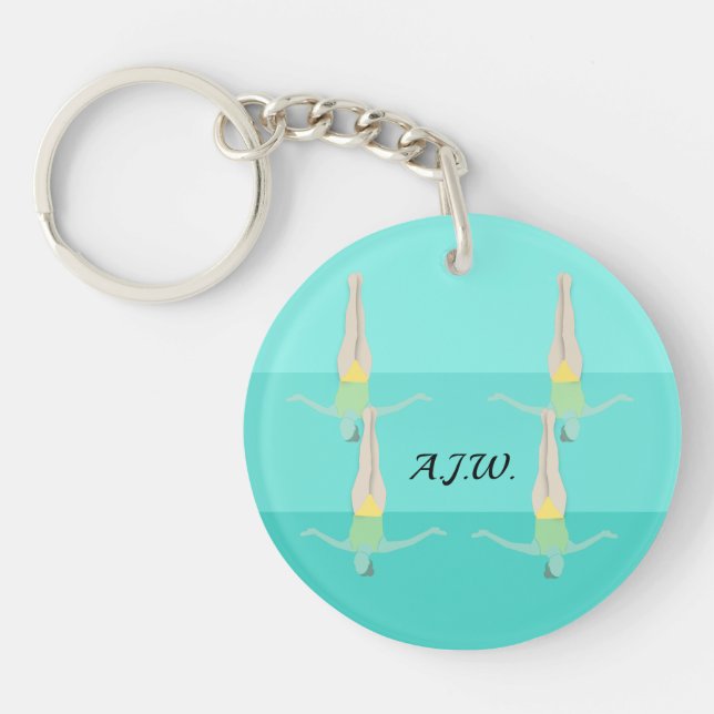 Porte-clefs Artistic Swimming (Devant)