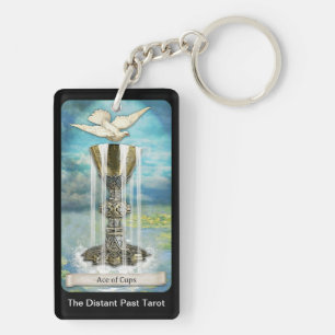 Porte-clefs As de Coupes du jeu de tarot The Distant Past
