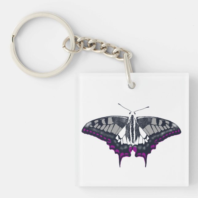 Porte-clefs Asexual Flag Swallowtail (Devant)