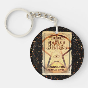 Porte-clefs Assemblée Mystique Magique Œil de Voyant de Chance