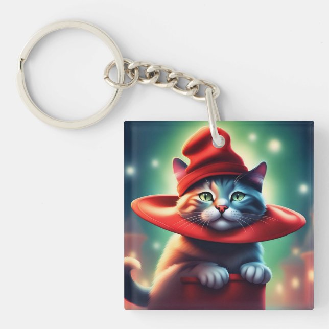 Porte-clefs assistant cat (Devant)