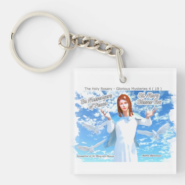Porte-clefs Assomption de Sainte Marie au Ciel (Devant)