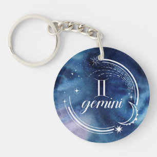 Porte-clefs Astrologie des aquarelles - Gemini