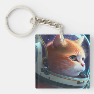 Porte-clefs Astronaut de chat