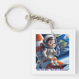Porte-clefs "Astronaut Rocket Ship Space Adventure Porte - clé