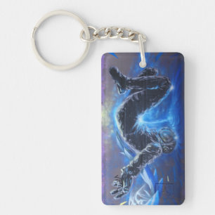 Porte-clefs Astronaute du graffiti