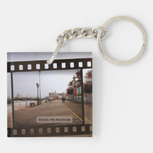 Porte-clefs Atlantic City Beach Boardwalk sur film