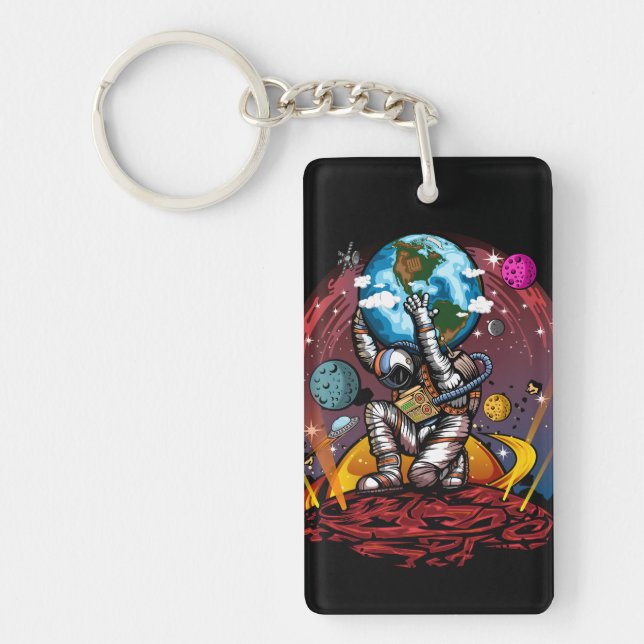 Porte-clefs Atlas Space Man (Devant)