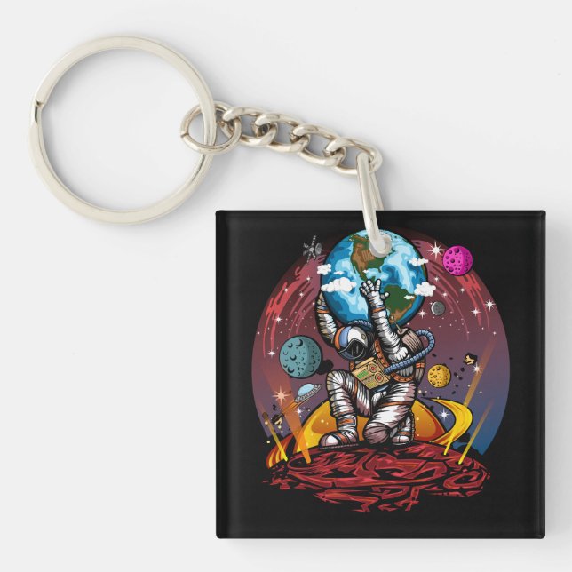 Porte-clefs Atlas Space Man (Devant)