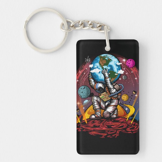 Porte-clefs Atlas Space Man (Devant)