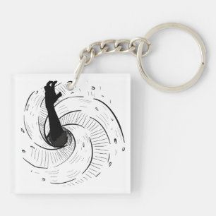 Porte-clefs "Atteindre l'évasion" sur un porte - clé